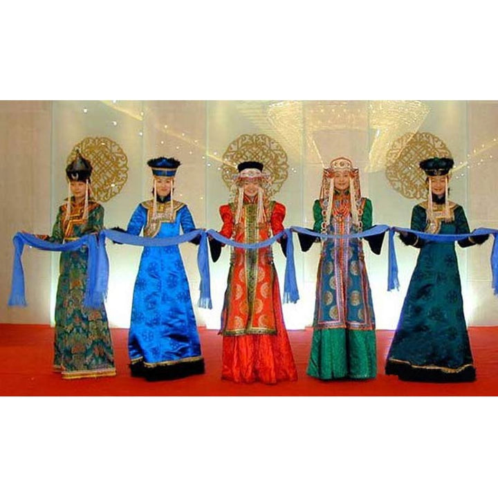 Tibetischer Segen, verheißungsvolle Khata-Dekoration in 5 Farben