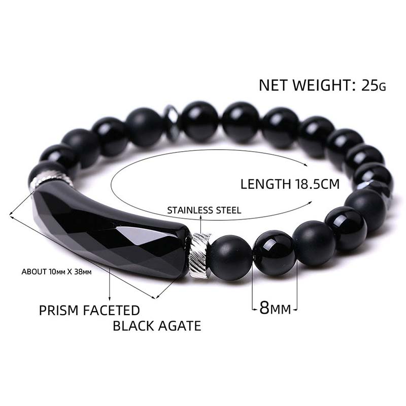 Buddha Stones Naturkristall-Heilarmband mit blauem Aventurin