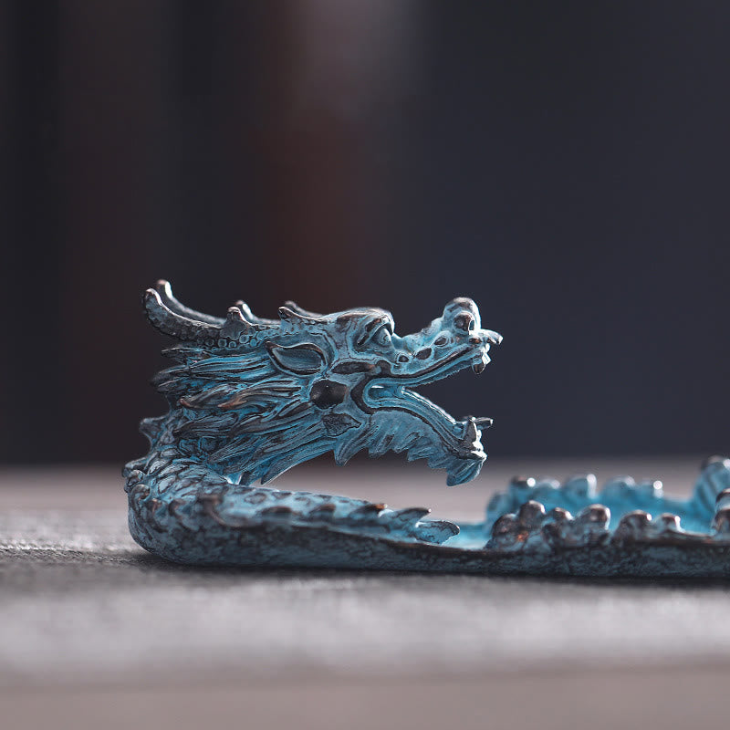 Buddha Stones Auspicious Dragon Strength Legierung Räuchergefäß Dekoration