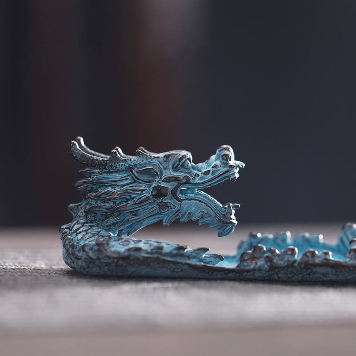 Buddha Stones Auspicious Dragon Strength Legierung Räuchergefäß Dekoration