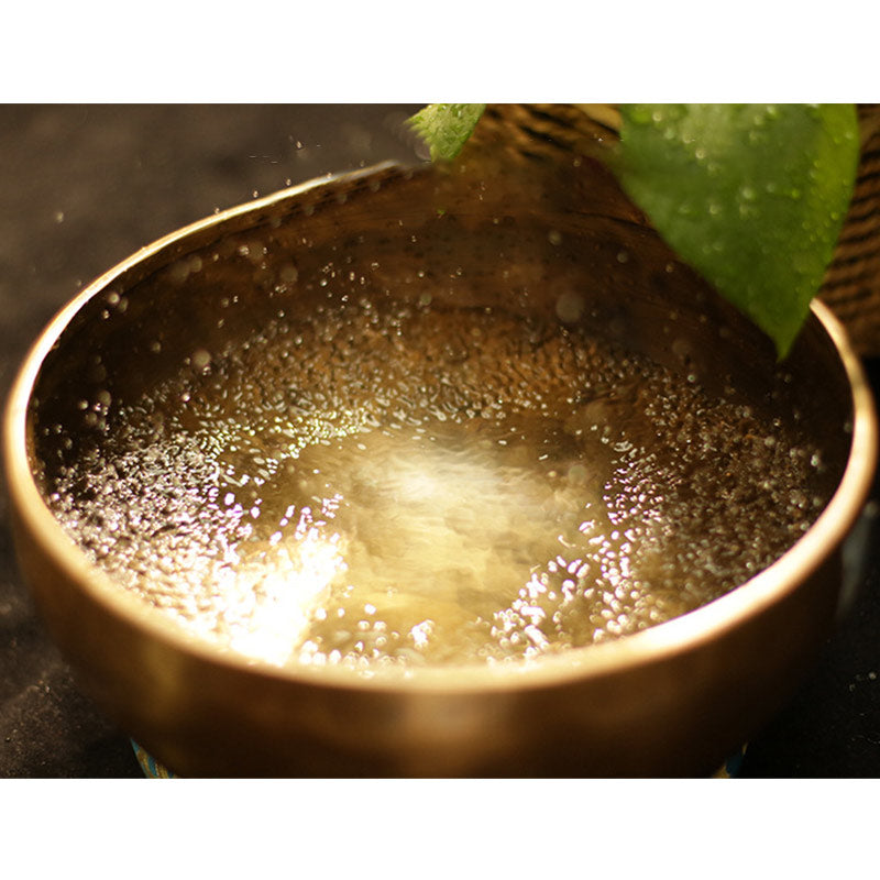 Tibetische Klangschale, handgefertigt für Heilung und Meditation, Klangschalen-Set mit positiver Energie
