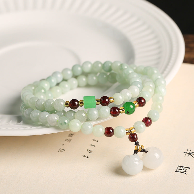 Buddha Stones, natürliches Jade-Pixiu-Buddha-Armband der Fülle