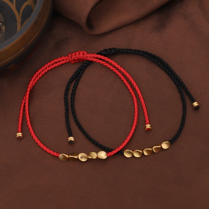 Buddha Stones FengShui Lucky Red String Armband