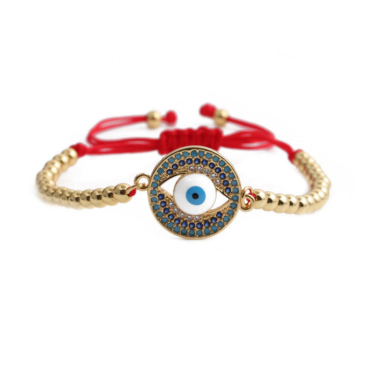 Buddha Stones Evil Eye Red String Schutzarmband