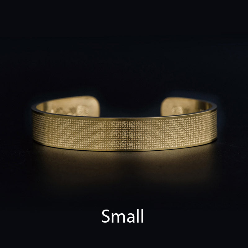 Buddha Stones Shurangama Mantra Gravur Titanstahl Segensarmband