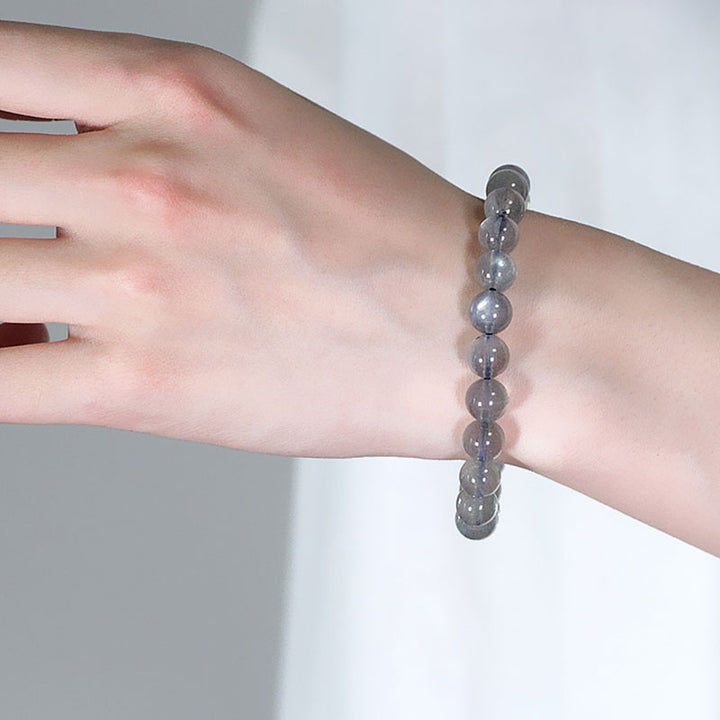 Natürliches Mondstein-Ruhe-Positive-Armband