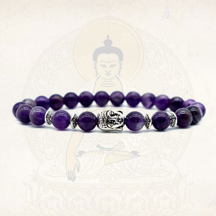 Buddha Stones Amethyst Love Healing Armband
