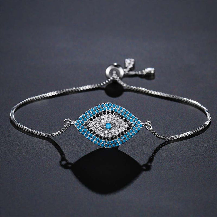 Buddha Stones Evil Eye Schutz-Heilarmband