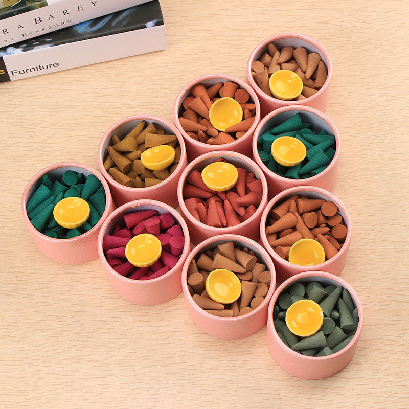 Buddha Stones Räucherkegel mit tibetischem Duftturm