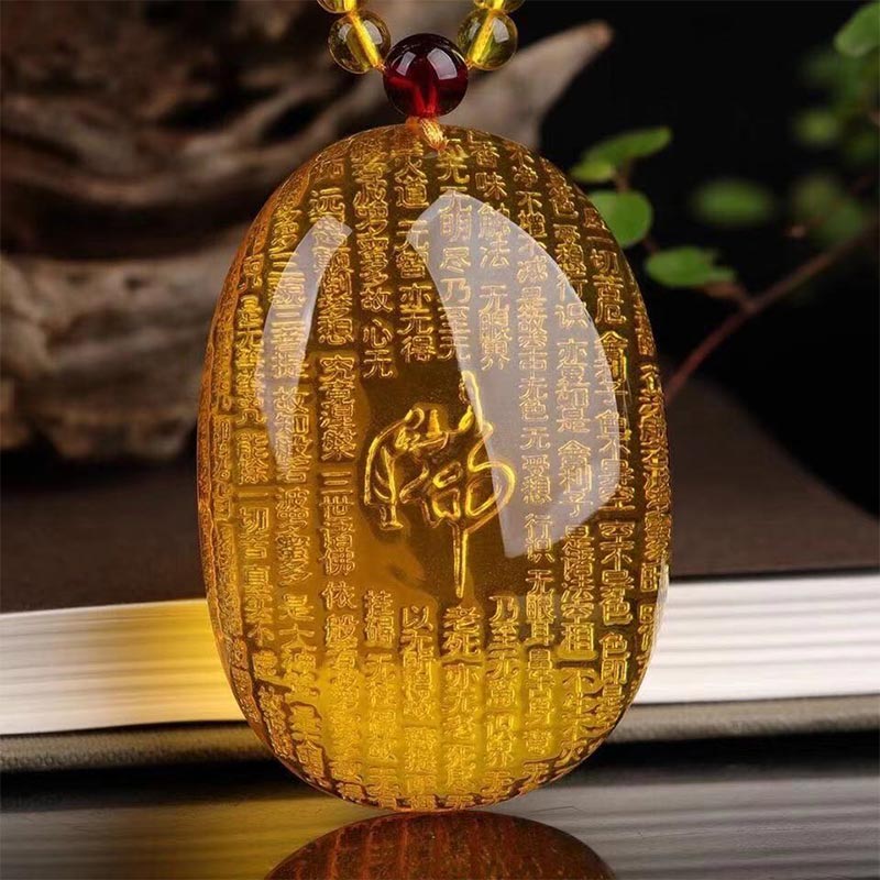 FengShui Jade-Drachen-Segen-Halskette