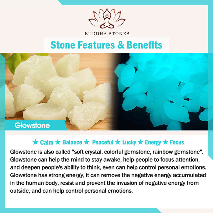 Buddha Stones FengShui Lucky Pixiu Glowstone Reichtumsarmband