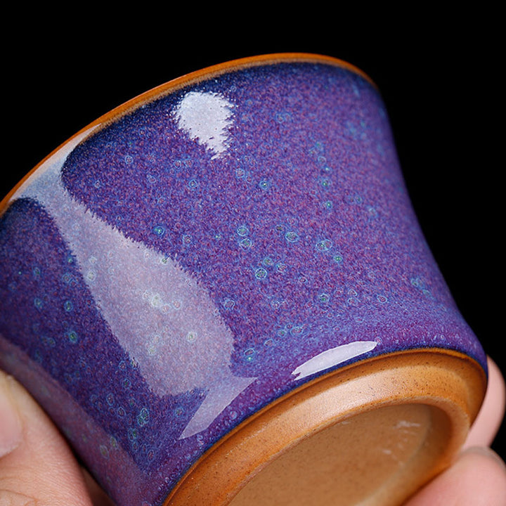 Buddha Stones Kiln Change Keramik Bambus Design Teetasse Kung Fu Teetasse