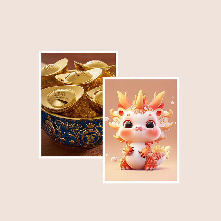 Buddha Stones 925 Sterling Silber Jahr des Drachen Katzenauge Niedlicher Drache Kupfer Münze Schutz Armband Halskette Anhänger Ohrringe