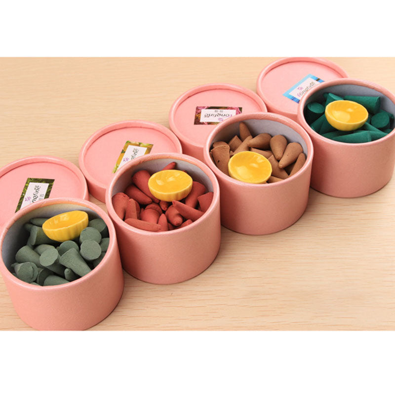 Buddha Stones Räucherkegel mit tibetischem Duftturm