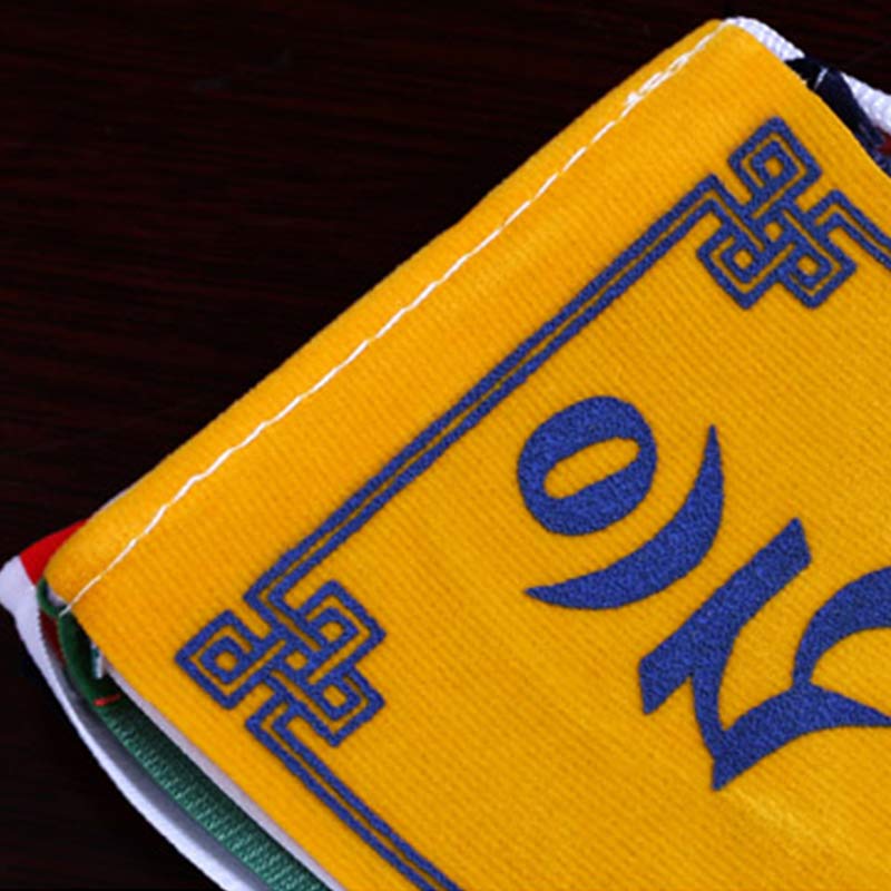 Tibetischer Segen Windpferd Om Mani Padme Hum Outdoor Auto Gebetsfahne Dekoration