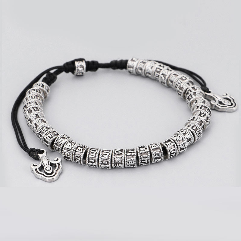 Buddha Stones Handgefertigtes tibetisches Mantra-Reinheitsarmband