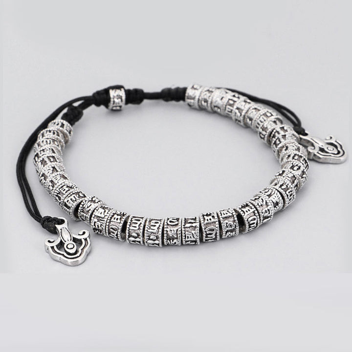 Buddha Stones Handgefertigtes tibetisches Mantra-Reinheitsarmband