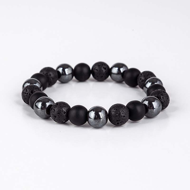 Buddha Stones Tibetisches Tigerauge-Armband-Halsketten-Set