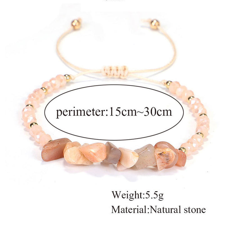 Buddha Stones Amethyst Purify Strickarmband