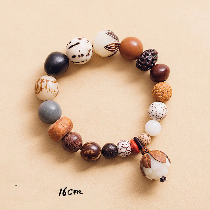 Bodhi Seed Lotus Weisheit Frieden Handgelenk Mala Armband
