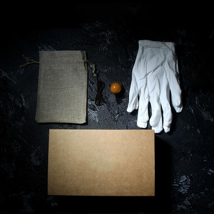 Buddha Stones Handgefertigtes tibetisches Schafhorn-Armband Om Mani Padme Hum Glücksverheißung