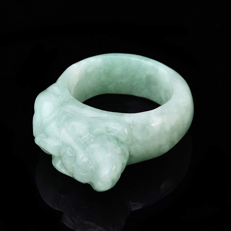 Fengshui Reichtum Jade PiXiu Glücksring