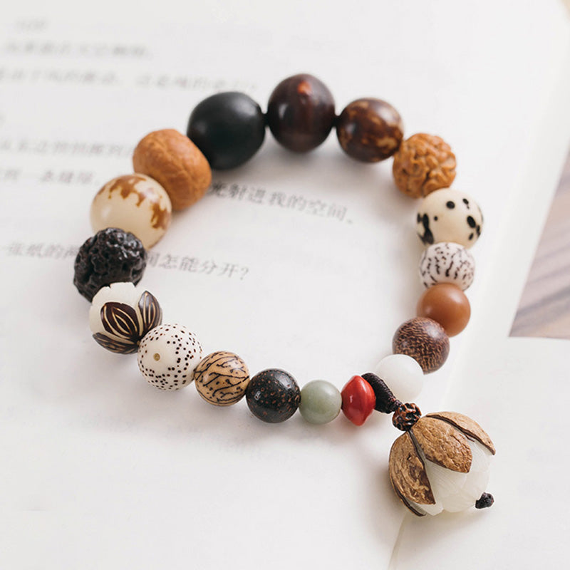 Bodhi Seed Lotus Weisheit Frieden Handgelenk Mala Armband