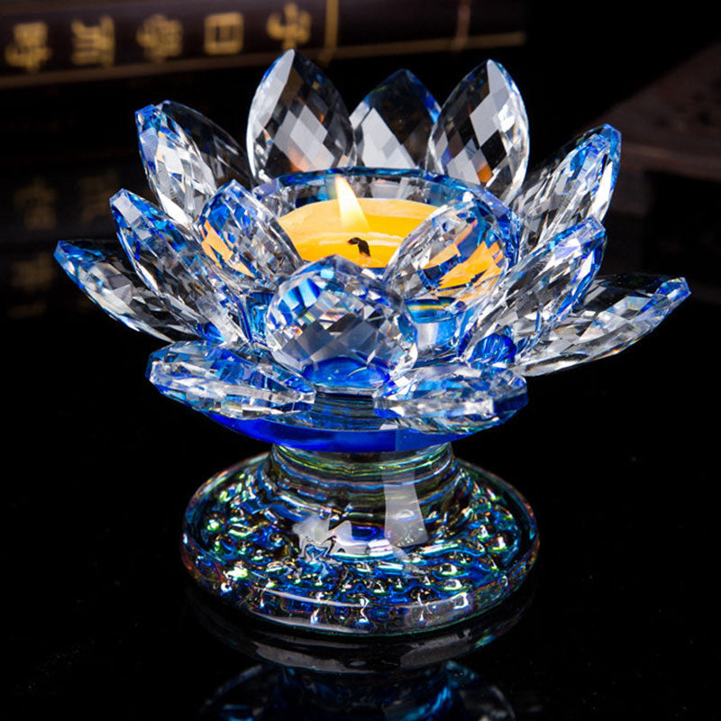 Tibetischer Lotus-Kerzenhalter