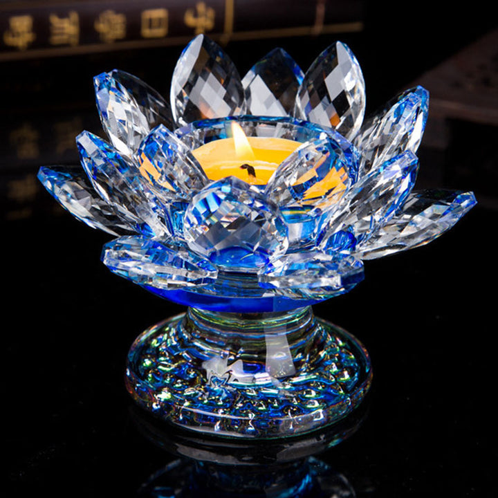 Tibetischer Lotus-Kerzenhalter