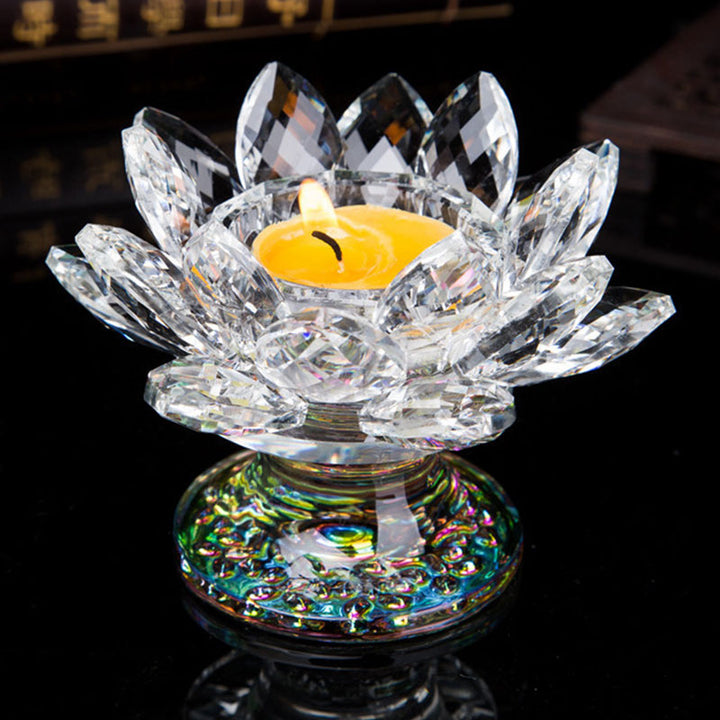 Tibetischer Lotus-Kerzenhalter