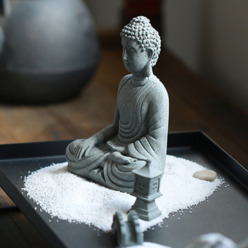 Buddha Stones, sitzend, Meditation, Buddha, Segen, Mitgefühl, Dekoration