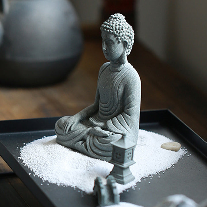 Buddha Stones, sitzend, Meditation, Buddha, Segen, Mitgefühl, Dekoration