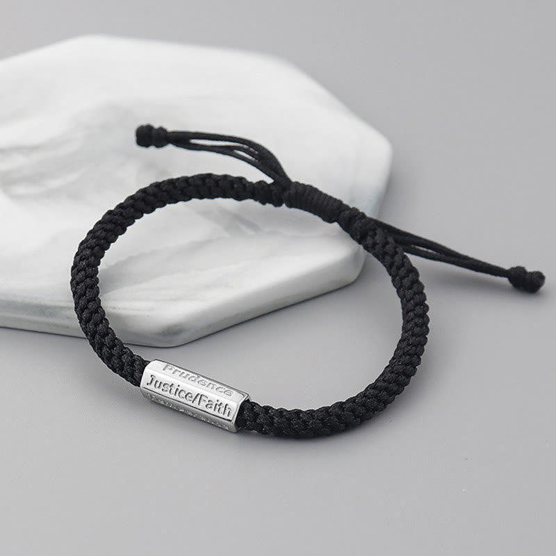 Sieben Todsünden, Sieben Tugenden, geflochtenes Armband