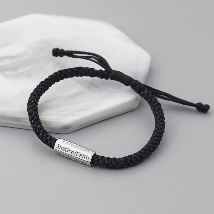 Sieben Todsünden, Sieben Tugenden, geflochtenes Armband