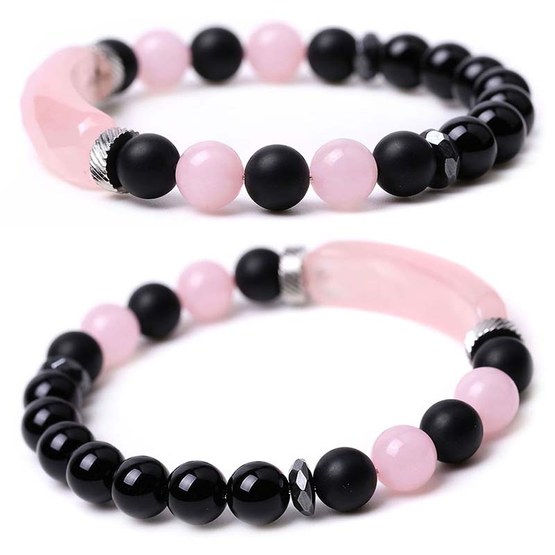 Buddha Stones Naturkristall-Heilarmband mit blauem Aventurin