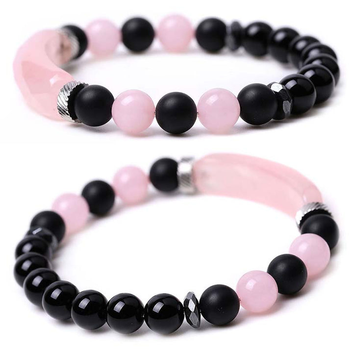 Buddha Stones Naturkristall-Heilarmband mit blauem Aventurin