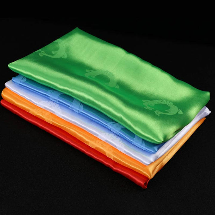 Tibetischer Segen, verheißungsvolle Khata-Dekoration in 5 Farben