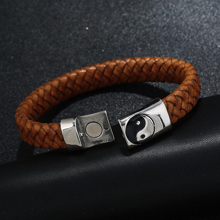 Buddha Stones FengShui Yin Yang Balance Armband