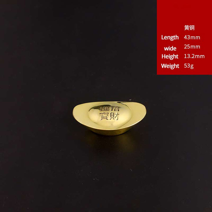 Buddha Stones, FengShui, die Reichtum und Kupferdekoration anziehen