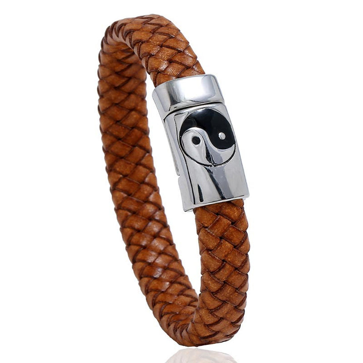 Buddha Stones FengShui Yin Yang Balance Armband