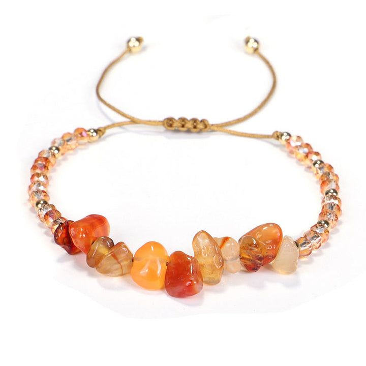 Buddha Stones Amethyst Purify Strickarmband