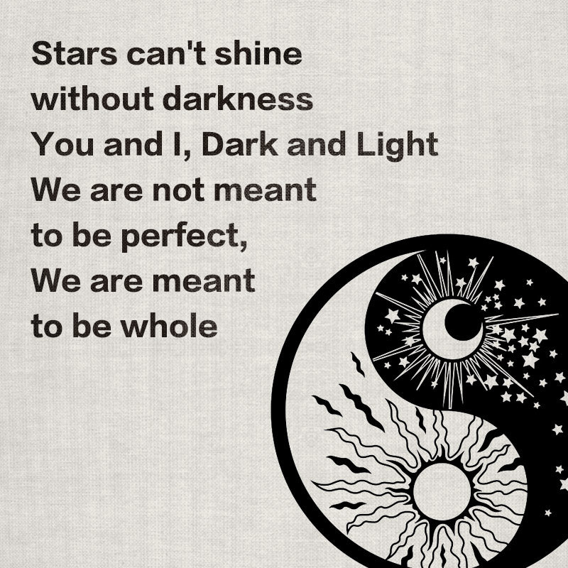 Buddha Stones 2-teiliges Yin-Yang-Hämatit-Paar-Armband