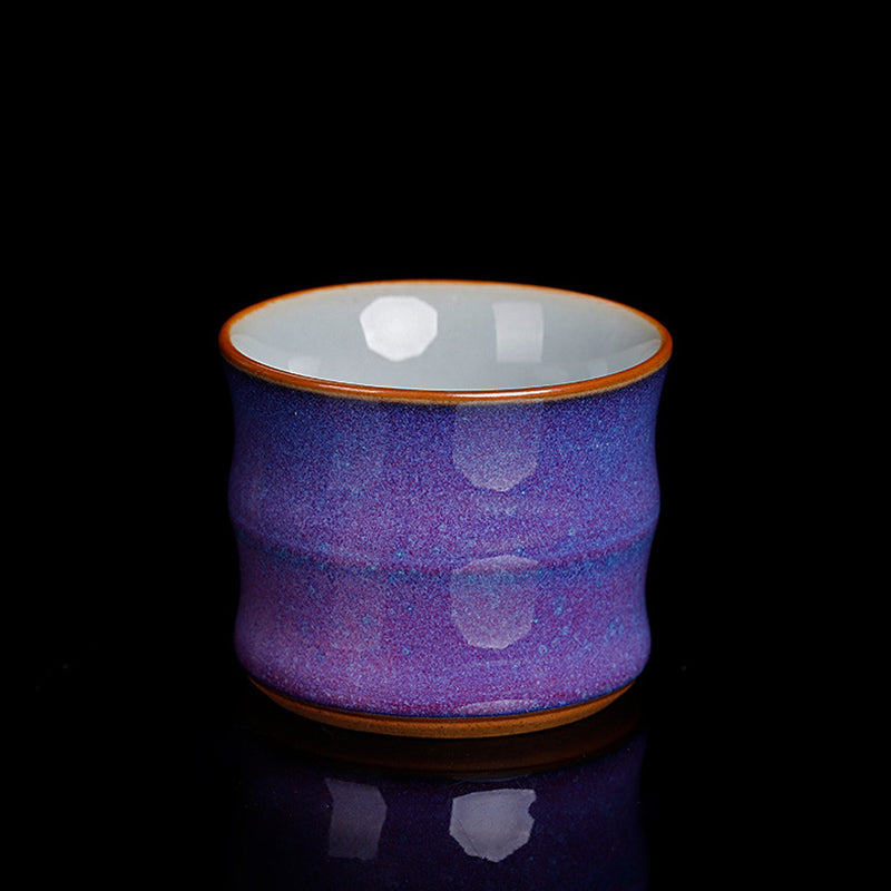 Buddha Stones Kiln Change Keramik Bambus Design Teetasse Kung Fu Teetasse