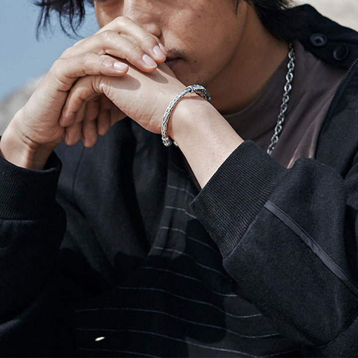 Buddha Stones Tibet Om Mani Padme Hum Gravur Fokus Manschettenarmband Armreif