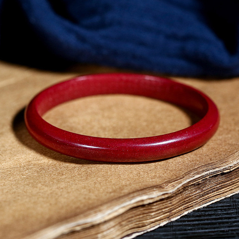 Armreif mit Buddha Stonesn, Zinnober-Herz-Sutra, Gravur, Segen