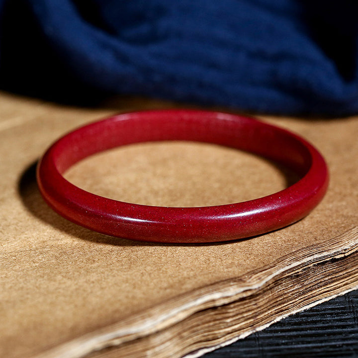 Armreif mit Buddha Stonesn, Zinnober-Herz-Sutra, Gravur, Segen