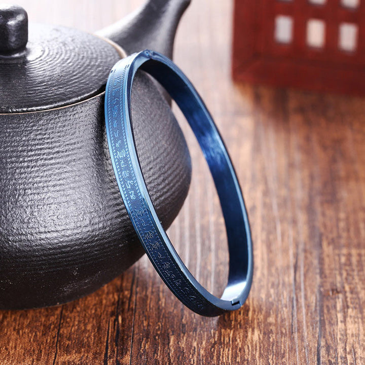 Buddha Stones Segensarmband aus Titanstahl