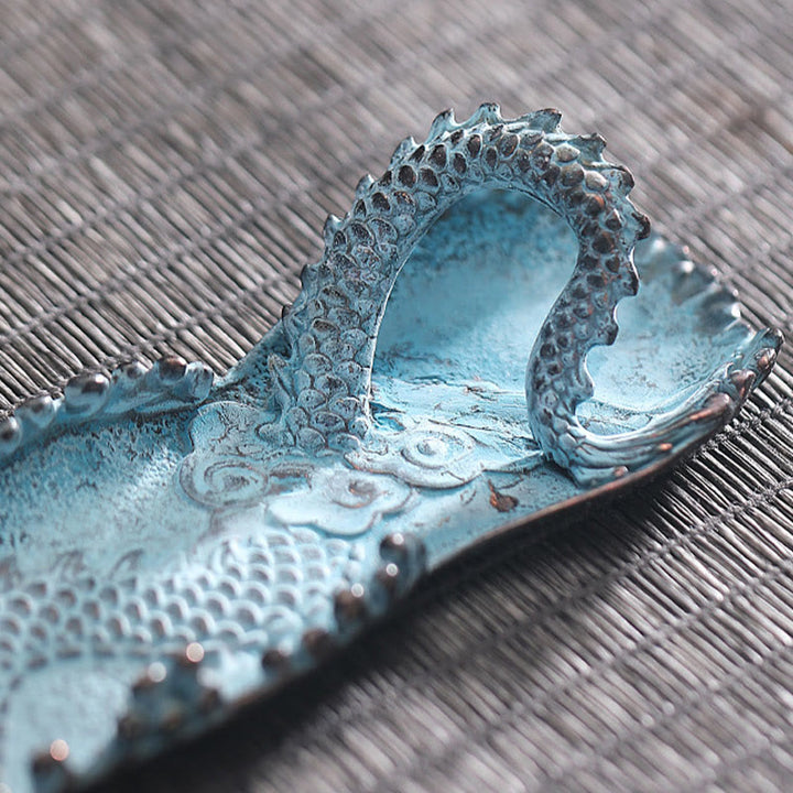 Buddha Stones Auspicious Dragon Strength Legierung Räuchergefäß Dekoration