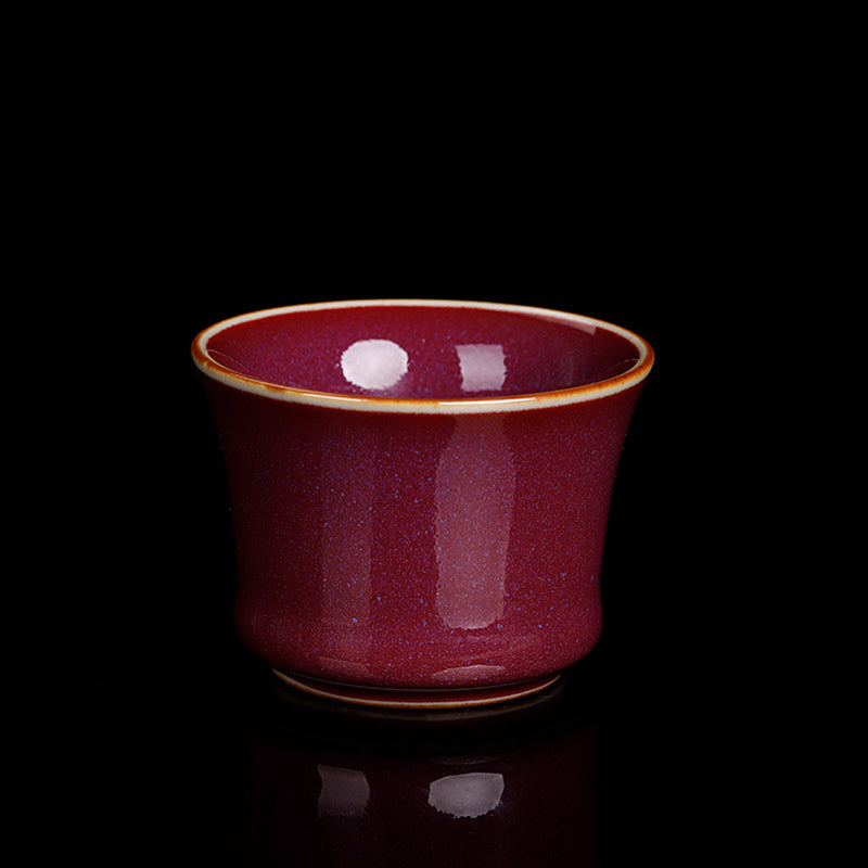 Buddha Stones Kiln Change Keramik Bambus Design Teetasse Kung Fu Teetasse