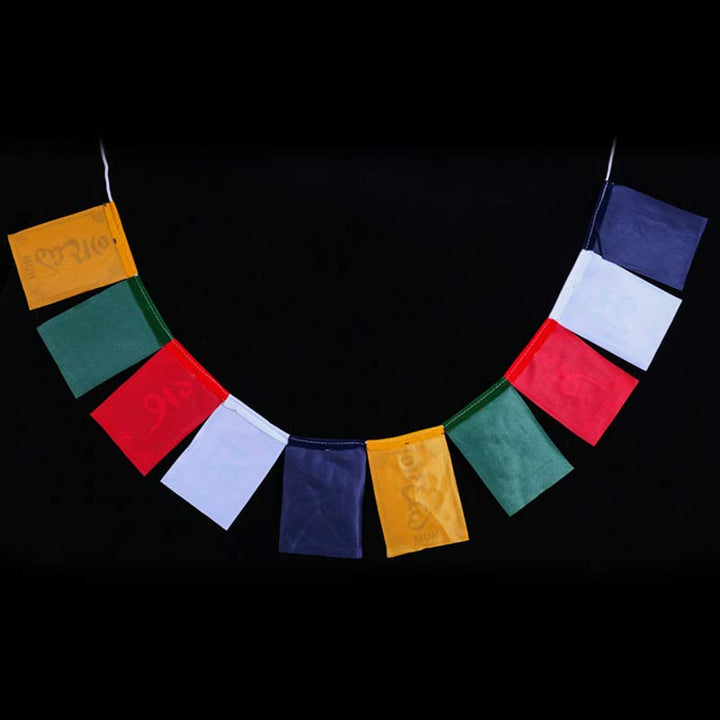 Tibetischer Segen Windpferd Om Mani Padme Hum Outdoor Auto Gebetsfahne Dekoration